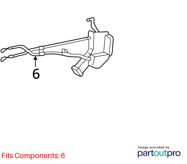 1998-2002 Lexus LX470 Rear Right Door Lock Latch Actuator OEM