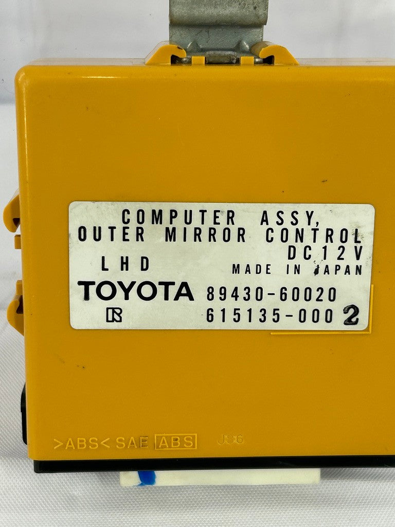 1998-02 Lexus LX470 Land Cruiser Power Mirror Memory Control Module 89430-60020