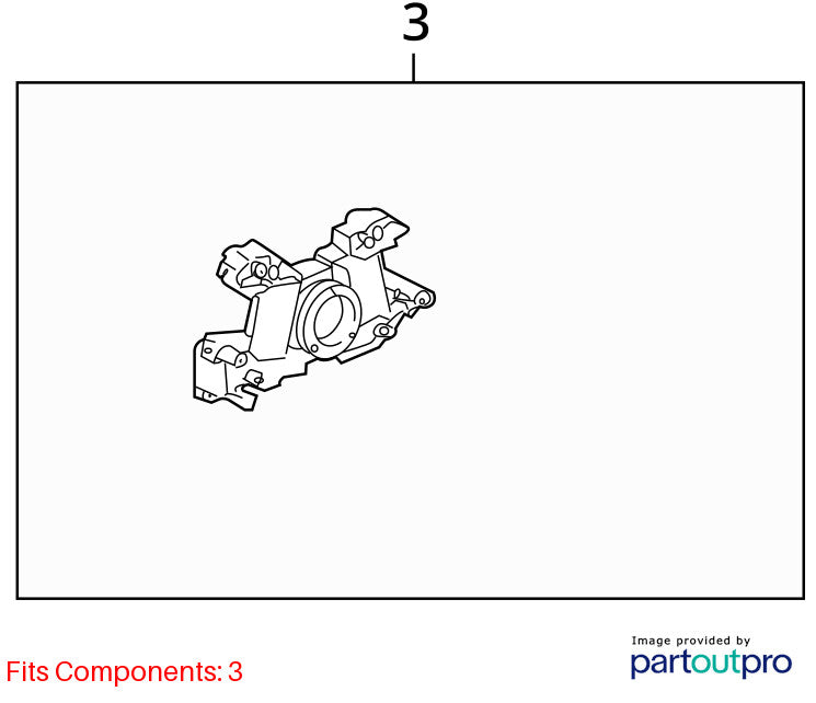 1998-1999 Lexus LX470 Steering Combination Switch Frame with Sensor OEM