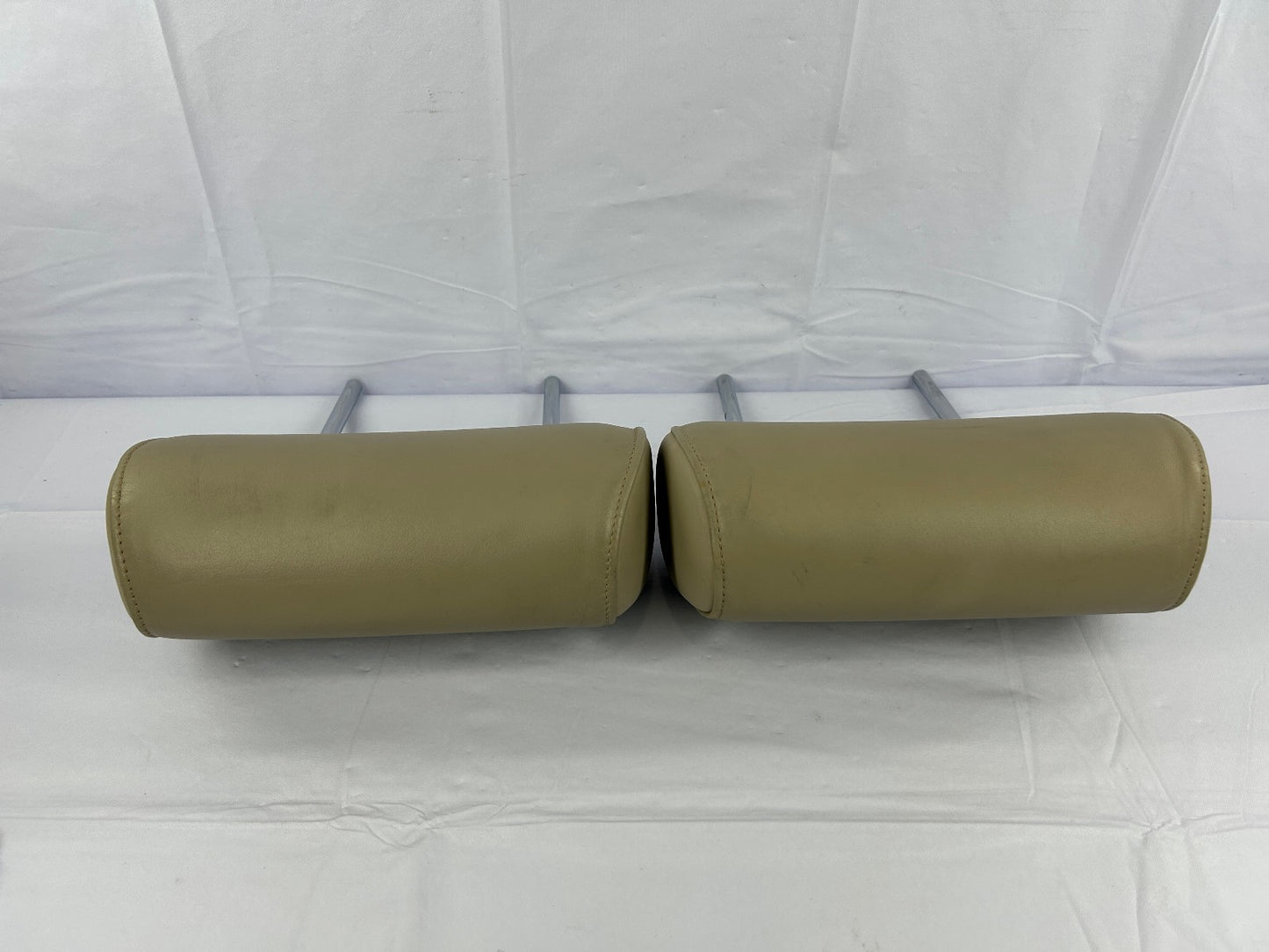 1998-2003 Lexus LX470 Rear 3rd Row Headrest Set Beige Leather OEM