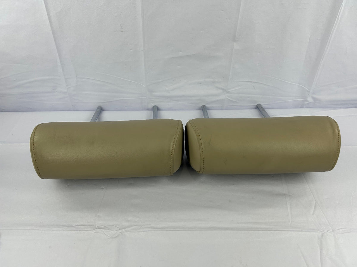 1998-2003 Lexus LX470 Rear 3rd Row Headrest Set Leather OEM 7197060190