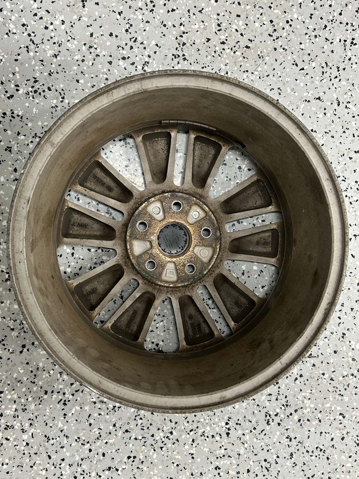 2015-2019 Subaru Outback Wheel 17x7 Aluminum Alloy Silver 5 V Spoke OEM