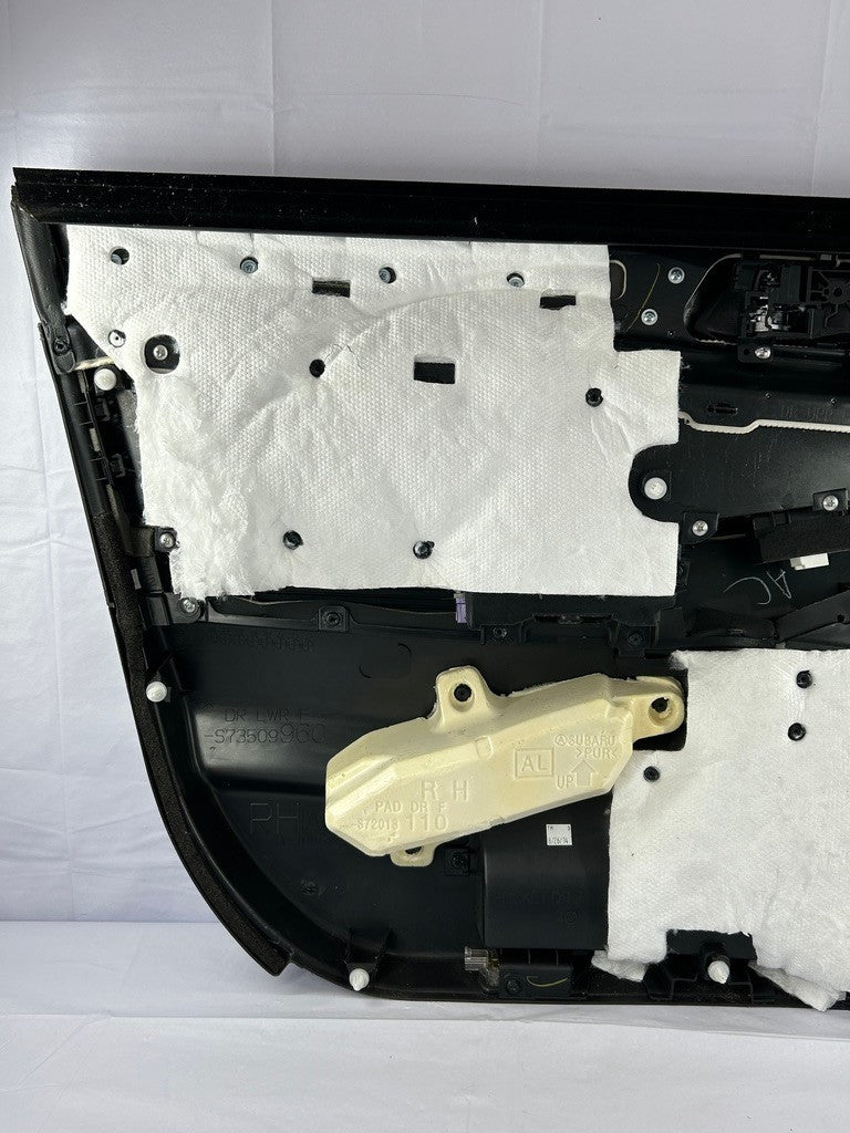 2015-2019 Subaru Outback FRONT RIGHT Door Interior Trim Panel Card Leather