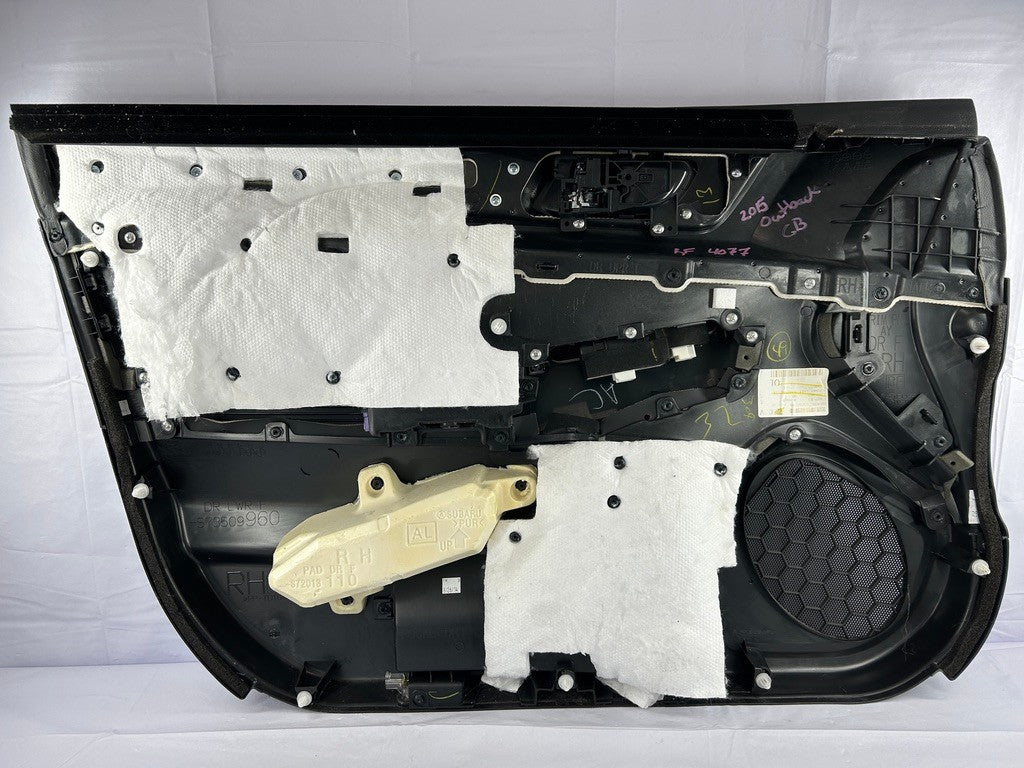 2015-2019 Subaru Outback FRONT RIGHT Door Interior Trim Panel Card Leather