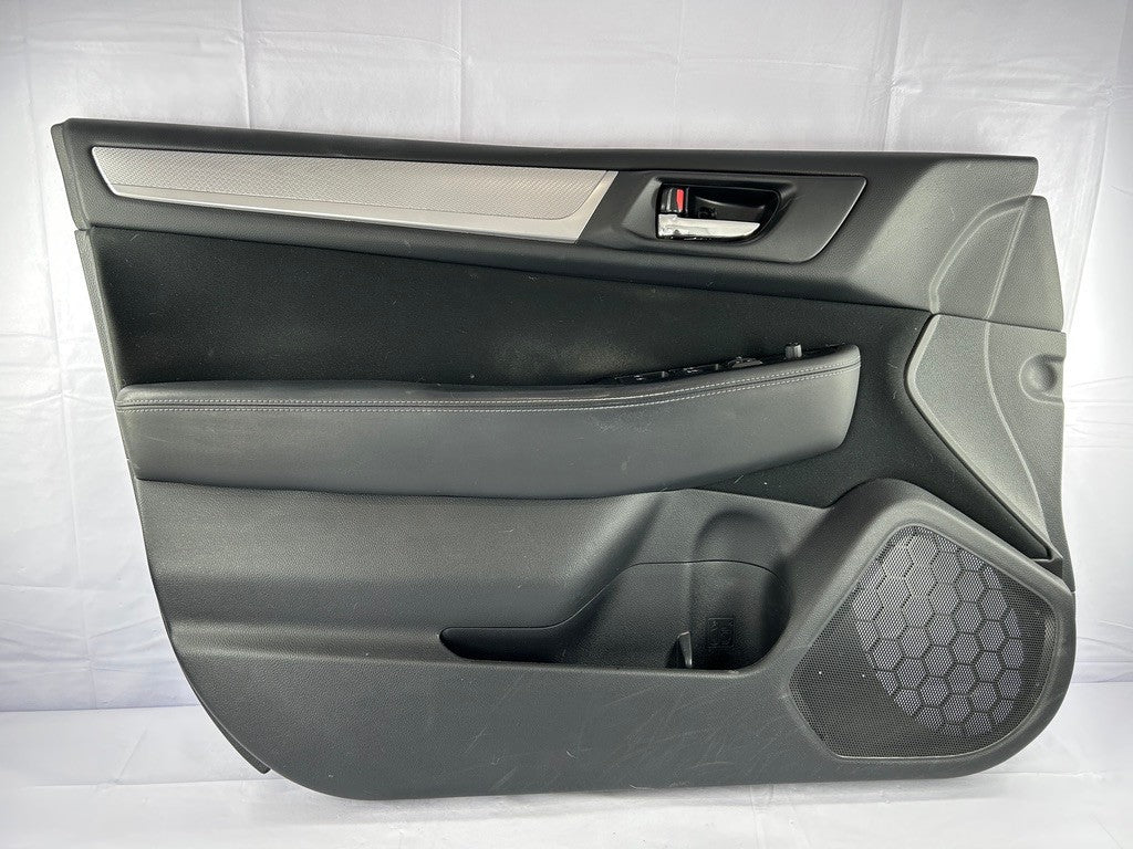 2015-2019 Subaru Outback FRONT LEFT Door Interior Trim Panel Card Leather