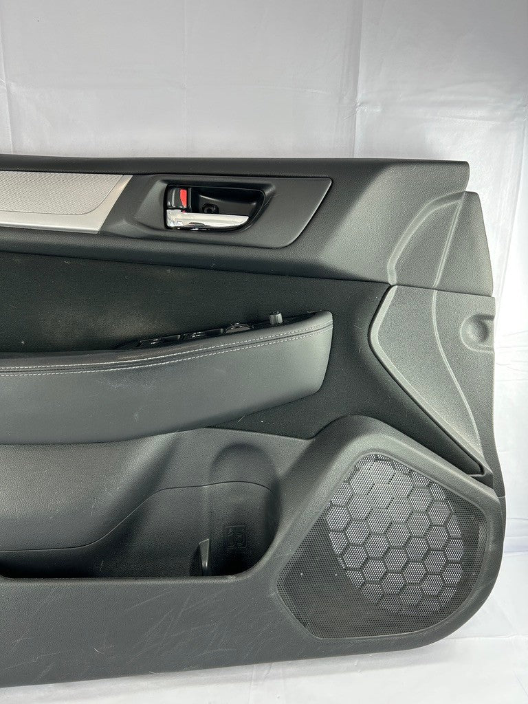 2015-2019 Subaru Outback FRONT LEFT Door Interior Trim Panel Card Leather