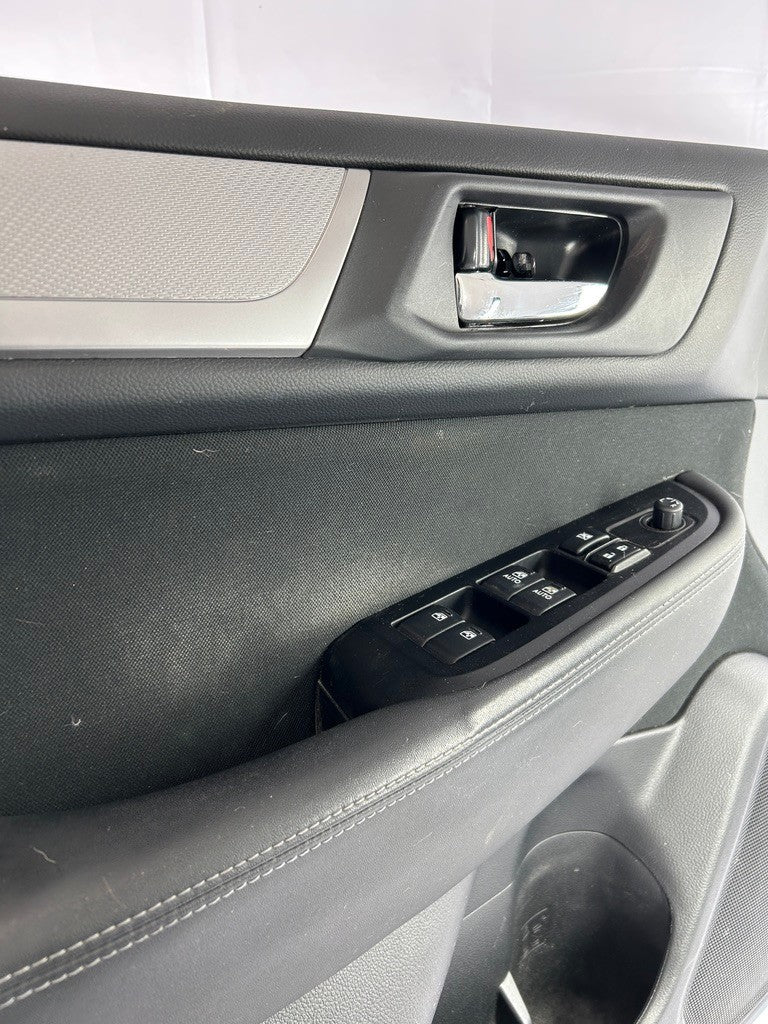 2015-2019 Subaru Outback FRONT LEFT Door Interior Trim Panel Card Leather