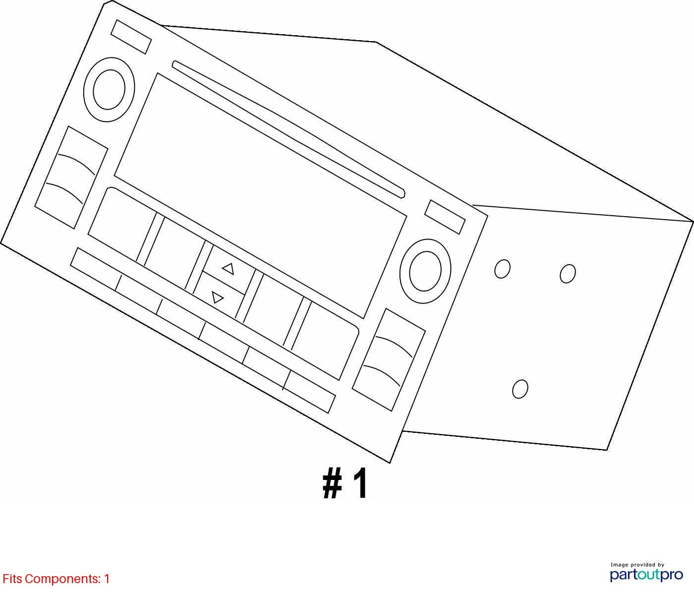 2012-2014 Subaru Impreza Clarion Radio Receiver CD Player Stereo OEM
