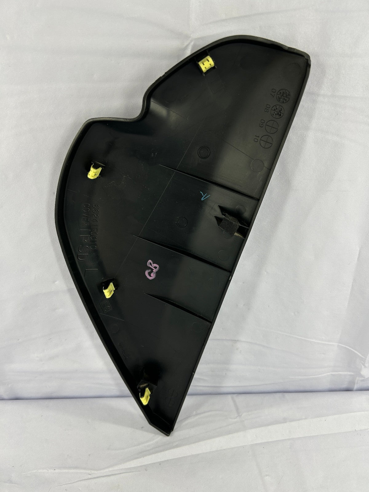 2008-2010 Subaru Impreza & WRX Left Dashboard End Cap Black Trim Dash Cover OEM