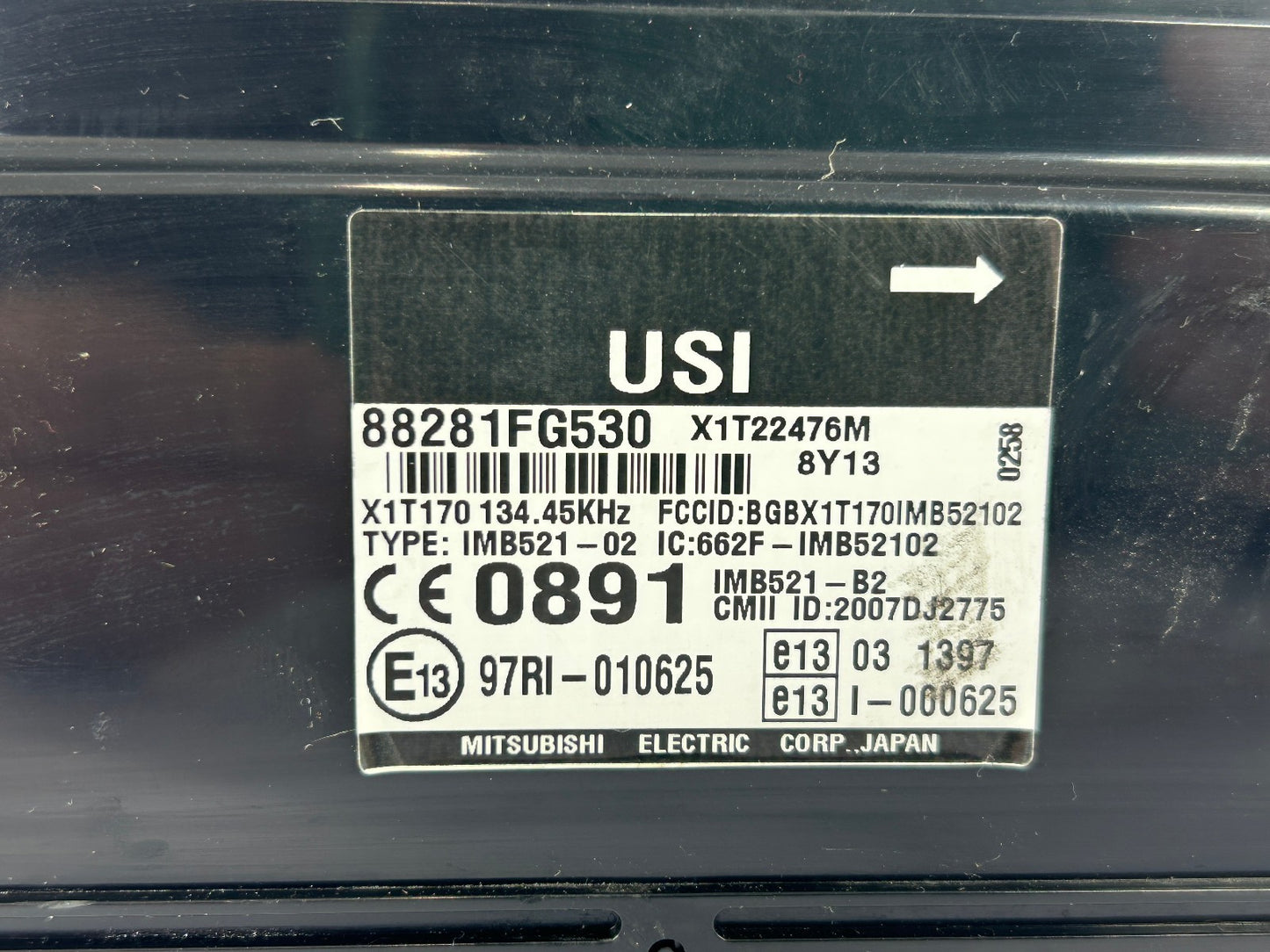2009 Subaru Impreza 2.5 Anti Theft Module Integrated Unit 88281FG530 OEM