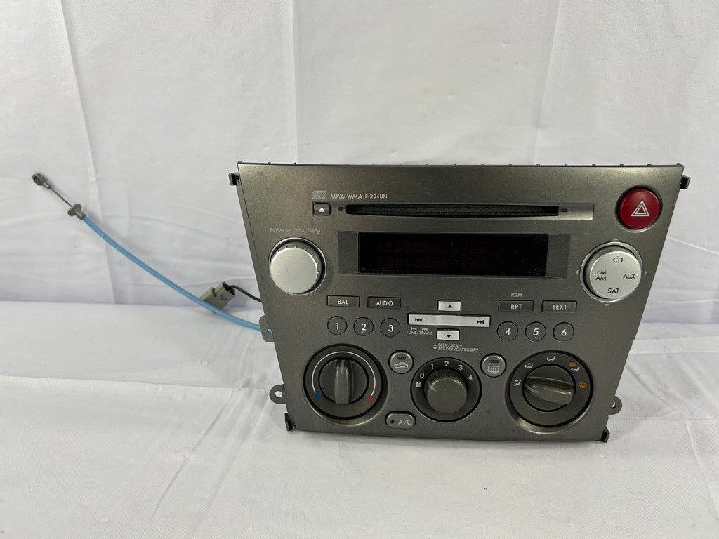 2007-2009 Subaru Legacy Outback Stereo Radio Climate Control 86201AG69B Bezel