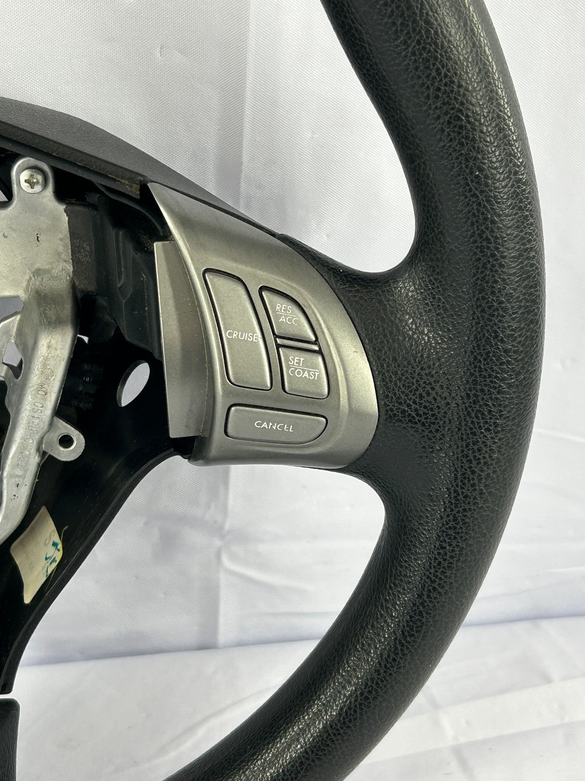 2008-2009 Subaru Legacy Outback Vinyl Steering Wheel & Cruise Control Black OEM