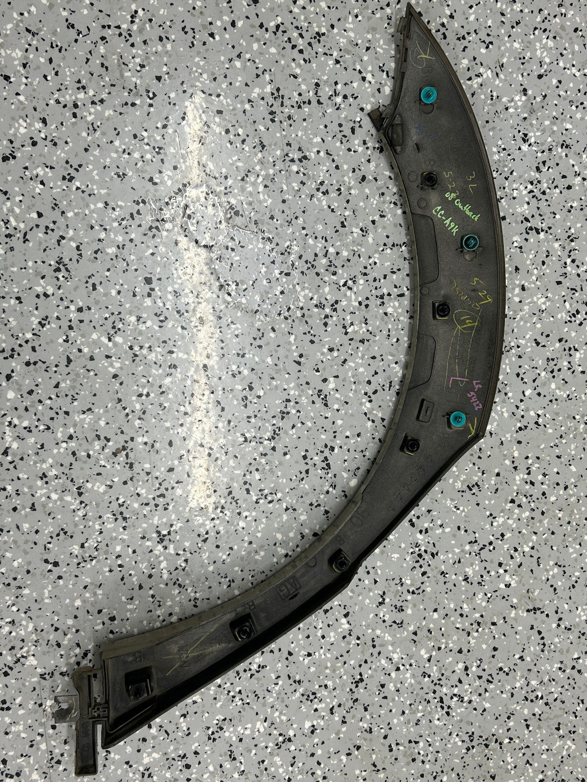 2005-2009 Subaru Outback Left Rear Fender Flare Garnish Trim OEM