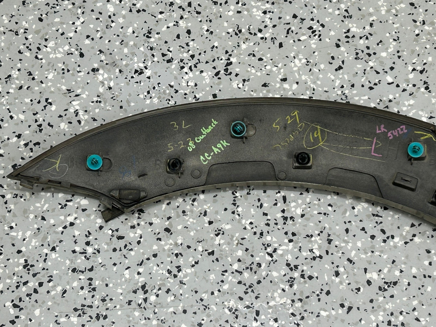 2005-2009 Subaru Outback Left Rear Fender Flare Garnish Trim OEM