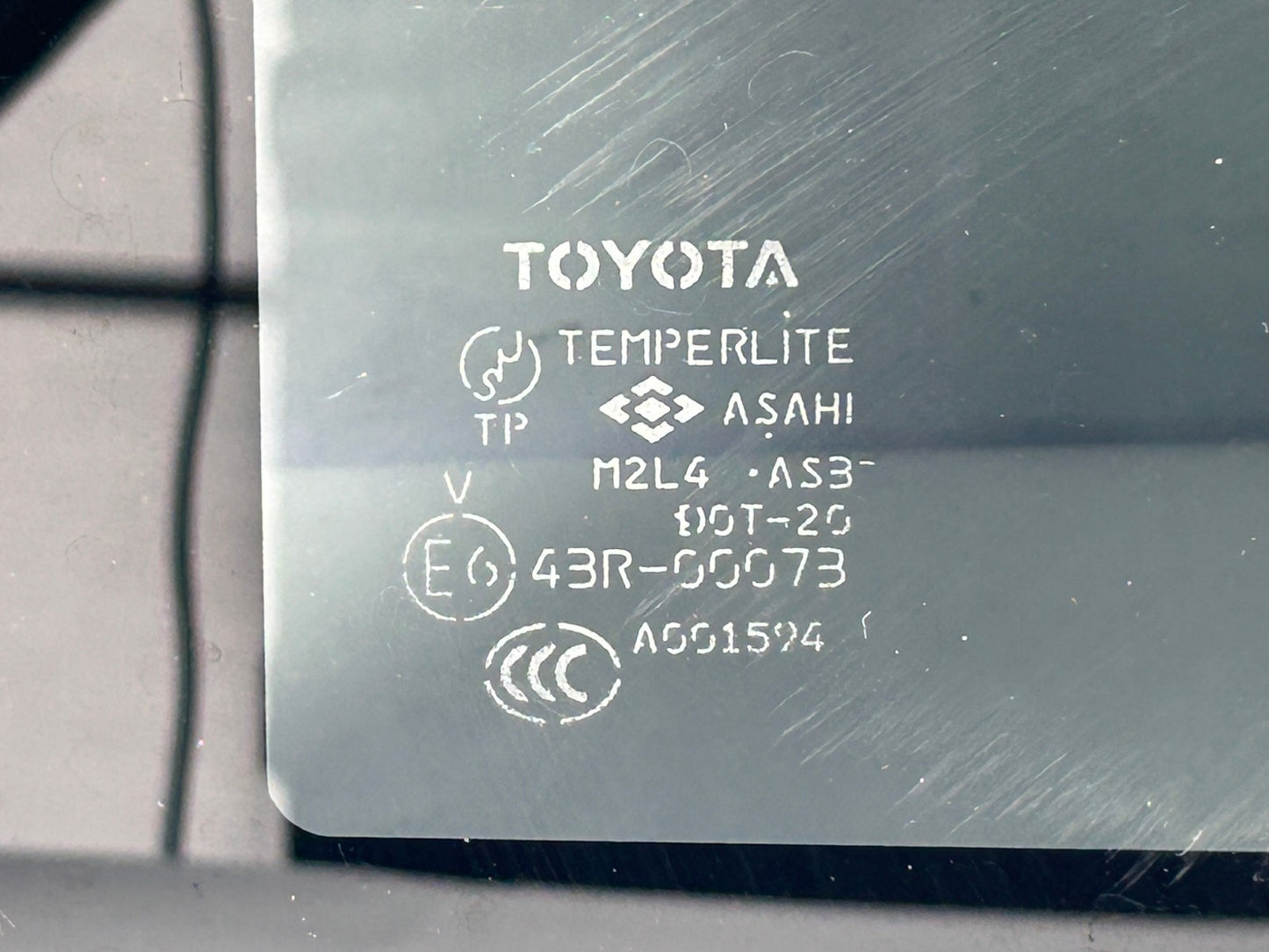 2007-2011 Toyota Camry Sunroof Glass Factory Used OEM 63201AA030