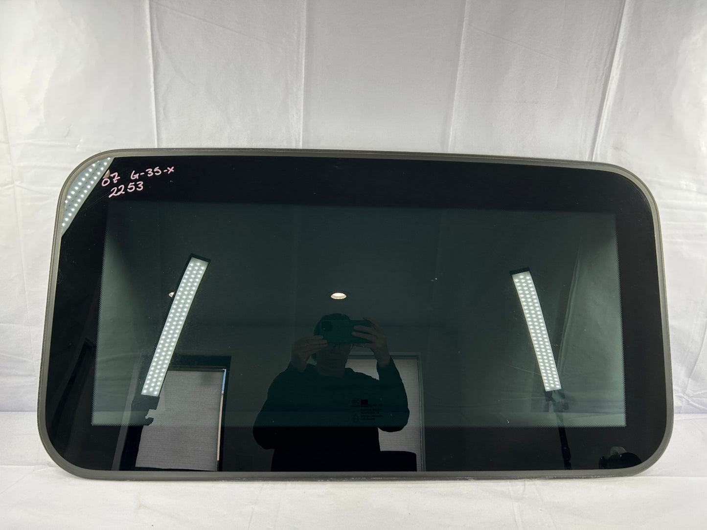 2007-2013 INFINITI G35X G35 G37X G37 SEDAN SUNROOF GLASS OEM