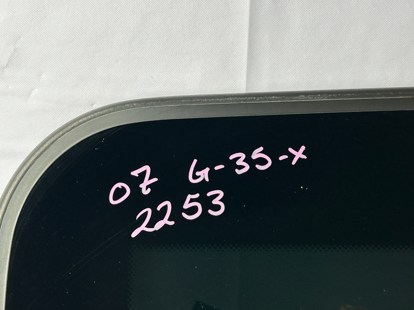 2007-2013 INFINITI G35X G35 G37X G37 SEDAN SUNROOF GLASS OEM