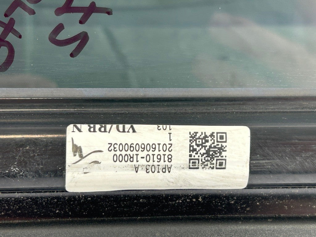 2014-2018 Kia Forte Sunroof Moonroof Window Glass OEM 81610-1R000