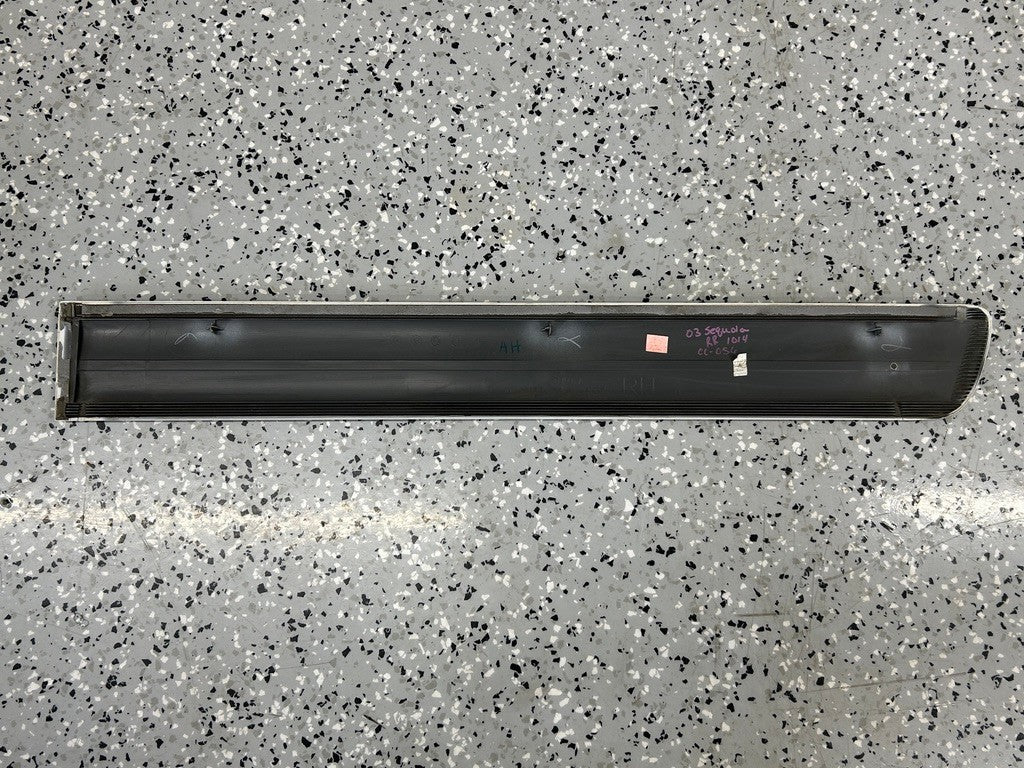 2001-2004 Toyota Sequoia Right Rear Door Molding White OEM