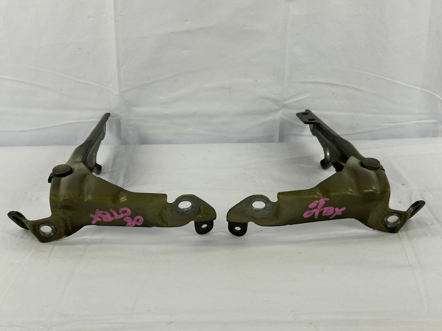 2005-2009 Subaru Outback Front Left and Right Hood Hinge Support Set Pair OEM