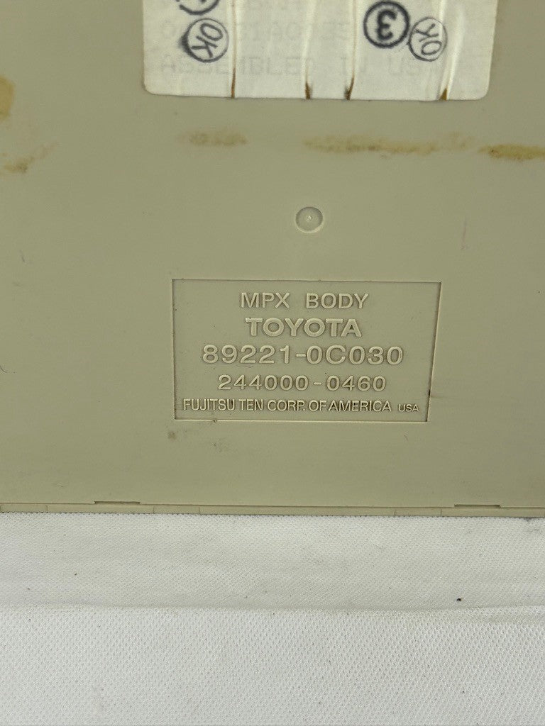 2004-2006 Toyota Tundra MPX Body Control Multiplex Module 89221-0C030