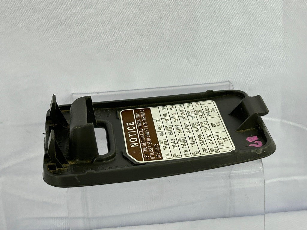 2001-2006 Toyota Tundra Sequoia Dash Fuse Panel Cover Lid Gray