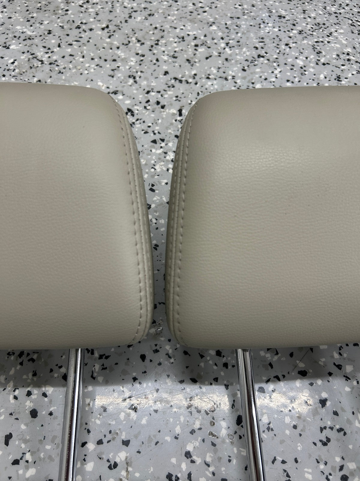 2011-2012 Subaru Outback Legacy Front Leather Tan Head Rest Headrest Set OEM