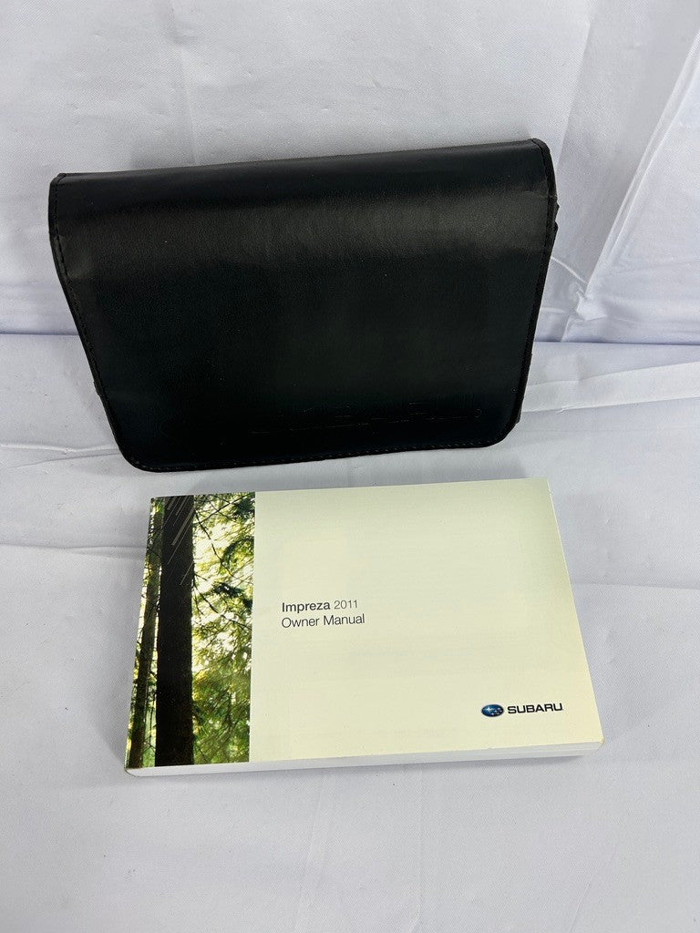 2011 Subaru Impreza Owner's Manual Guide with Case OEM