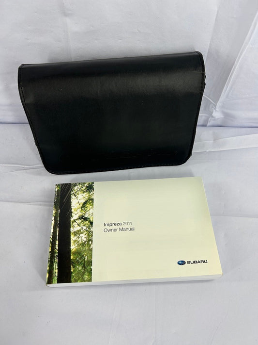 2011 Subaru Impreza Owner's Manual Guide with Case OEM