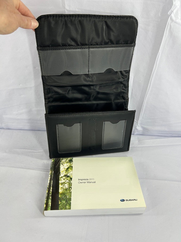 2011 Subaru Impreza Owner's Manual Guide with Case OEM