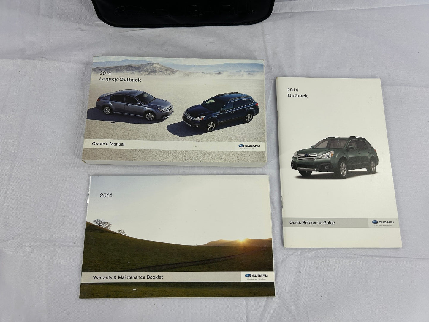 2014 Subaru Outback Owner's Manual Guide with Case OEM - Used