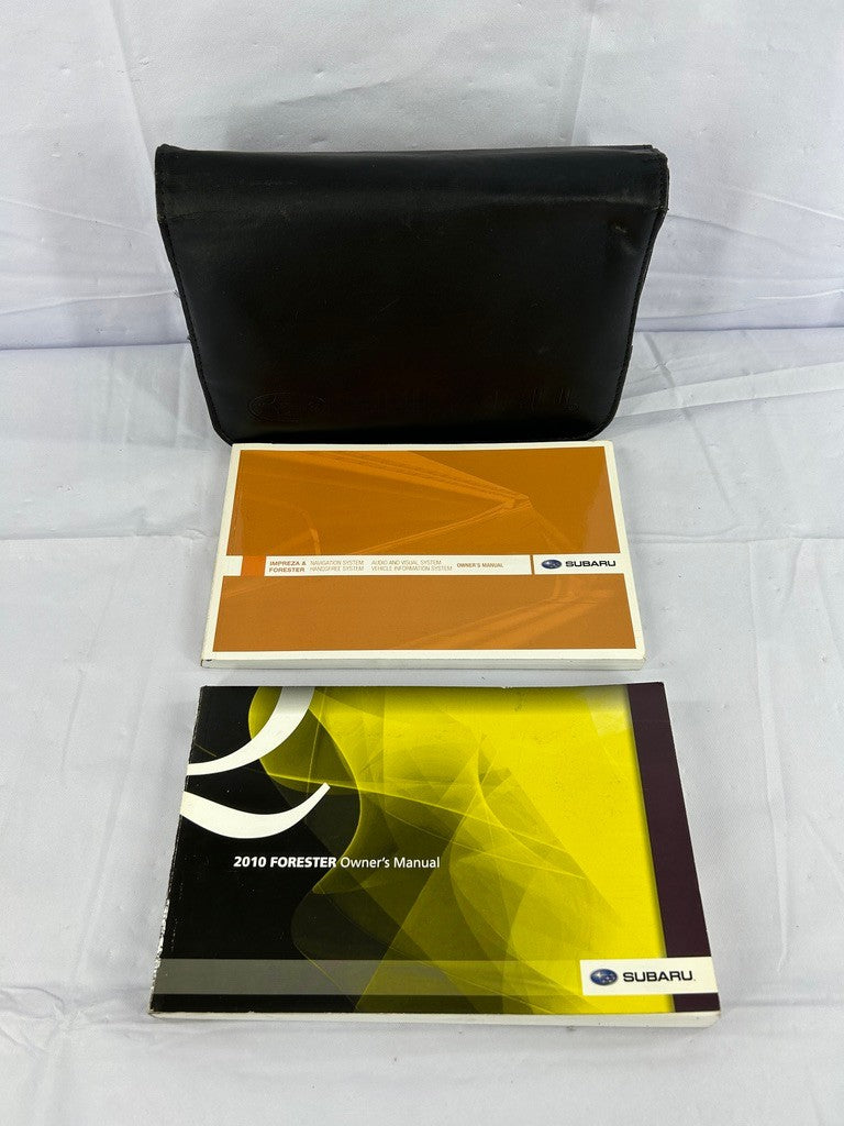 2010 Subaru Forester Owner's Manual Guide with Case OEM