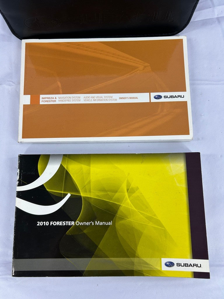 2010 Subaru Forester Owner's Manual Guide with Case OEM