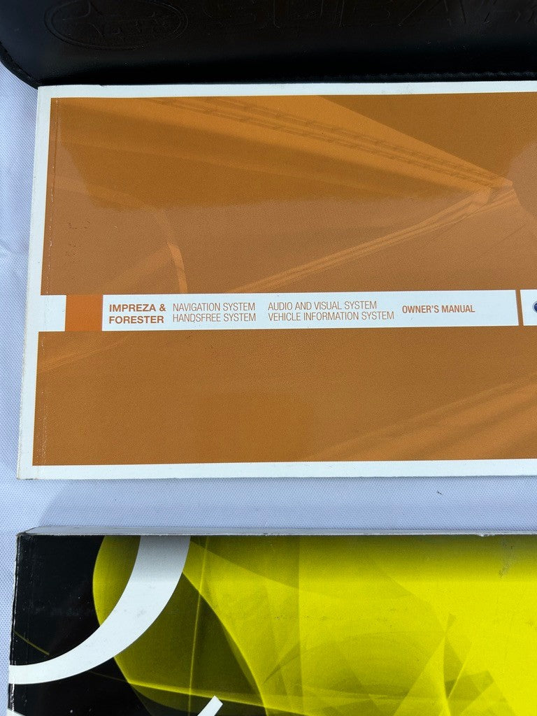 2010 Subaru Forester Owner's Manual Guide with Case OEM