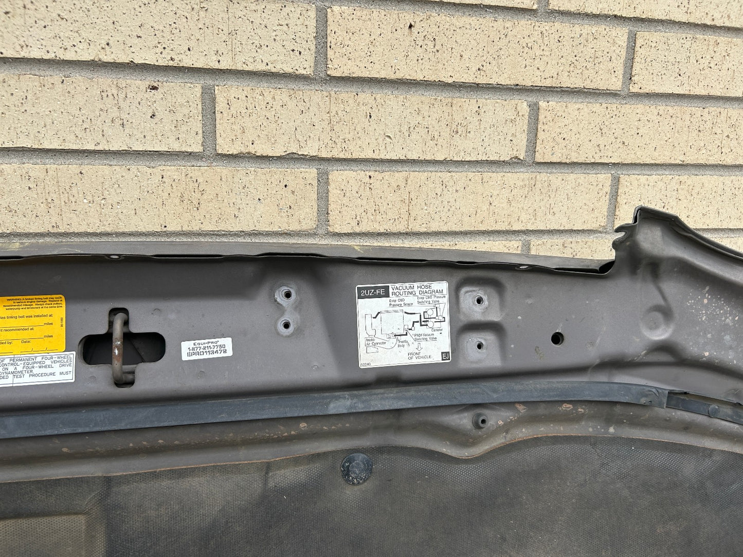 1998-2007 Lexus LX470 Hood Panel 1C2 Smoky Topaz Mica OEM 5330160520