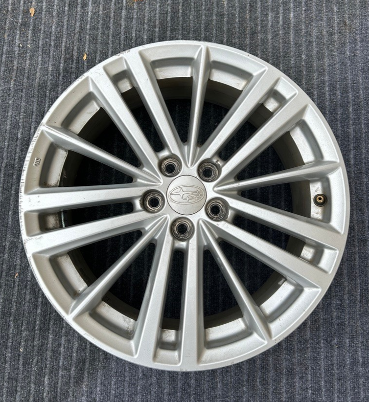 2012-2016 Subaru IMPREZA Wheel 17x7 Alloy 15 Spoke Light Silver OEM