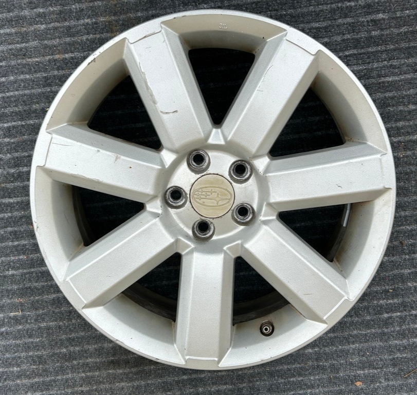 2008-2009 Subaru Legacy Alloy 7 Spoke 17x7J 17-inch Wheel Rim 5-Bolt OEM