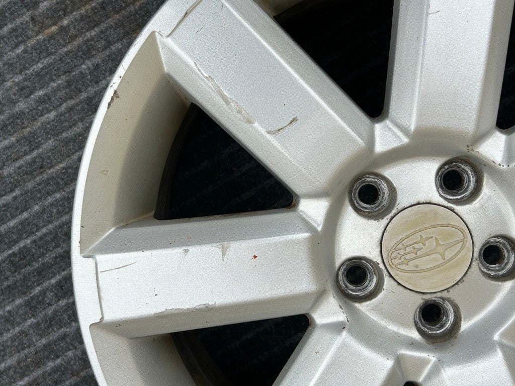 2008-2009 Subaru Legacy Alloy 7 Spoke 17x7J 17-inch Wheel Rim 5-Bolt OEM