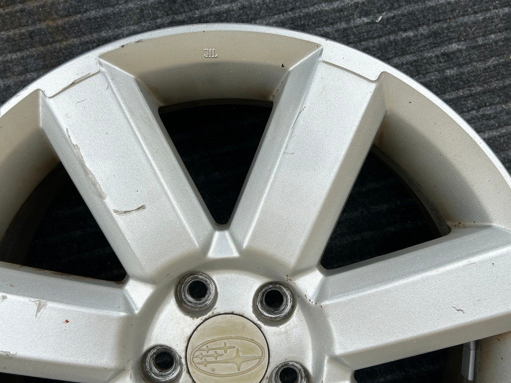 2008-2009 Subaru Legacy Alloy 7 Spoke 17x7J 17-inch Wheel Rim 5-Bolt OEM