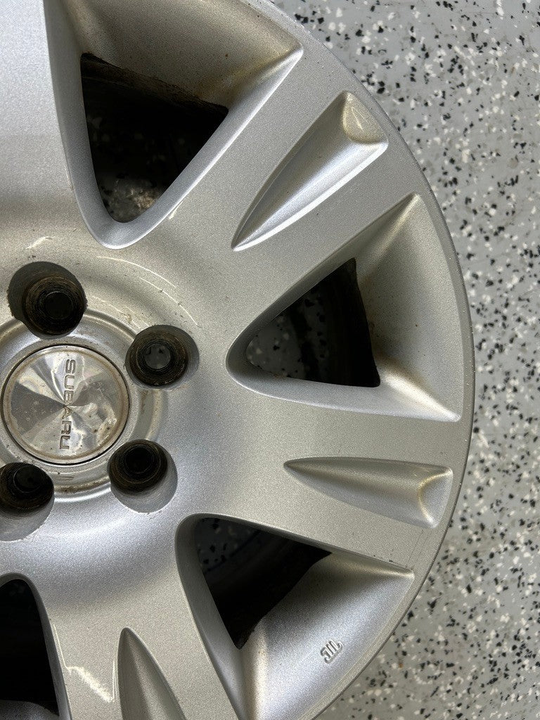 Subaru Alloy 6 Spoke 16X6.5" JJ 16" Wheel Rim 5 Bolt OEM 28111AE38A