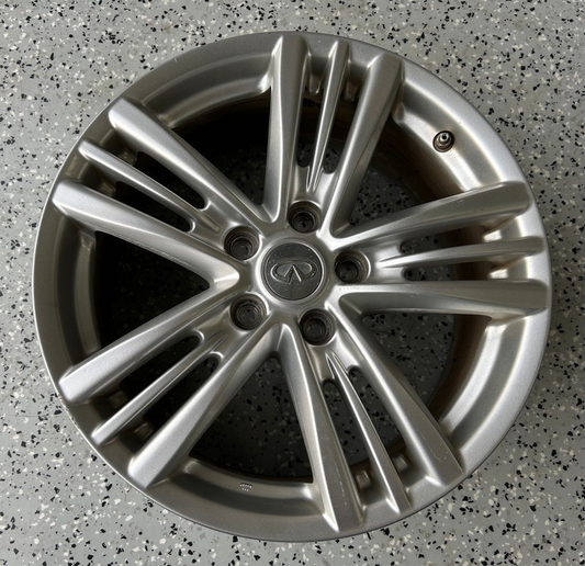 Infiniti Rim Wheel 17X7-1/2 J 17-INCH Alloy 5 Triple Spoke with Tpms Sensor OEM