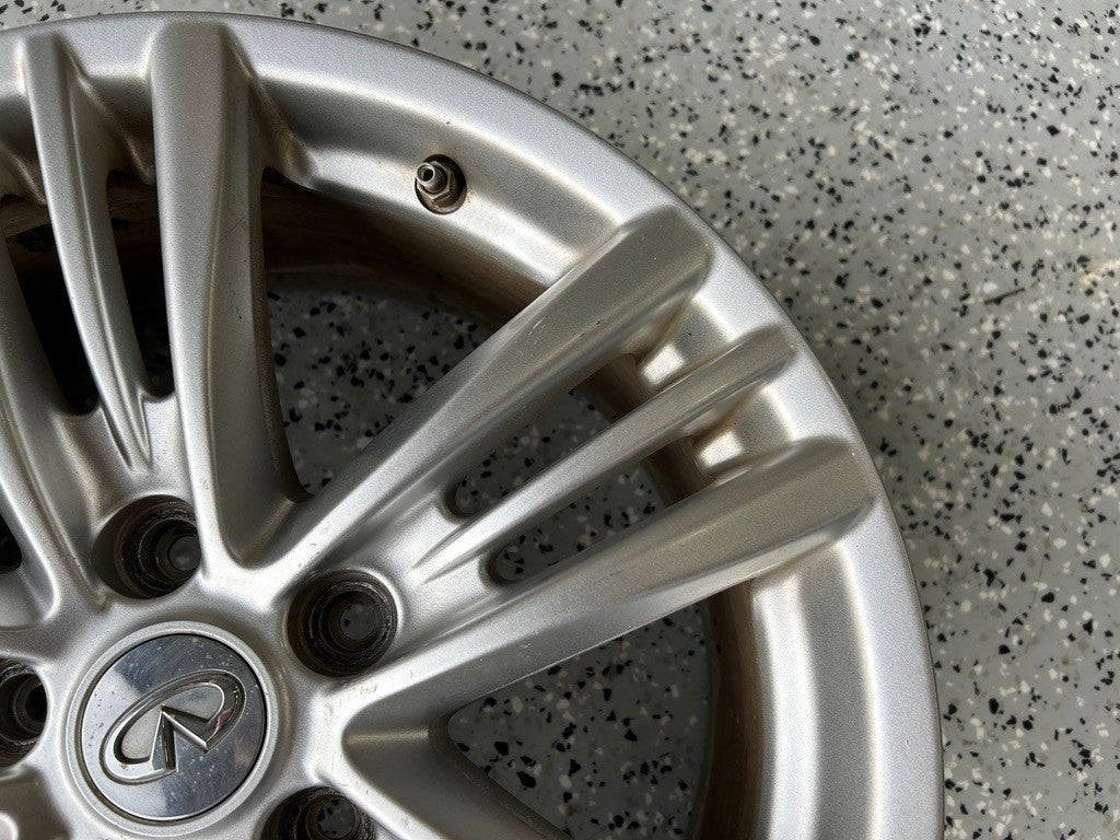 Infiniti Rim Wheel 17X7-1/2 J 17-INCH Alloy 5 Triple Spoke with Tpms Sensor OEM