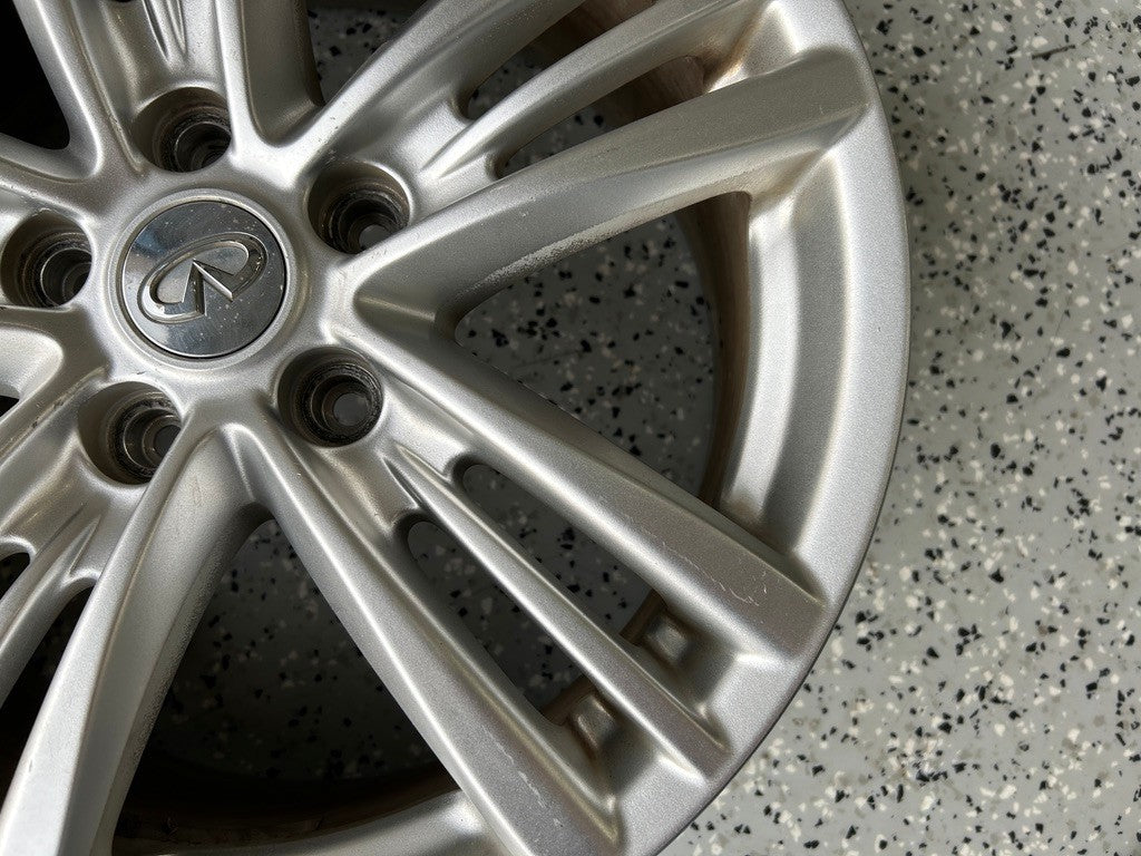 Infiniti Rim Wheel 17X7-1/2 J 17-INCH Alloy 5 Triple Spoke with Tpms Sensor OEM