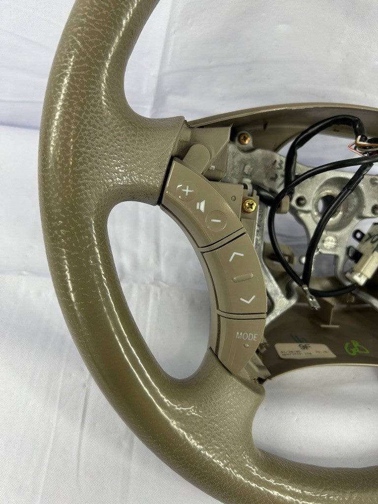 2004-2010 Sienna Steering Wheel and Radio Control Switches Beige OEM