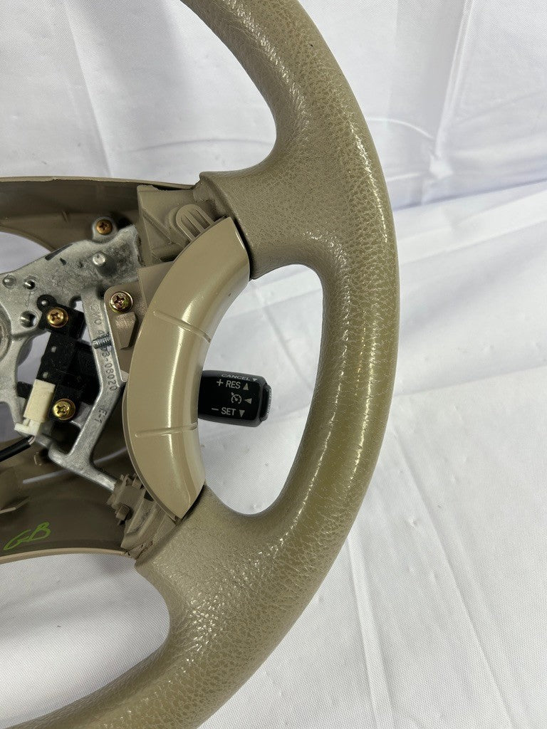 2004-2010 Sienna Steering Wheel and Radio Control Switches Beige OEM