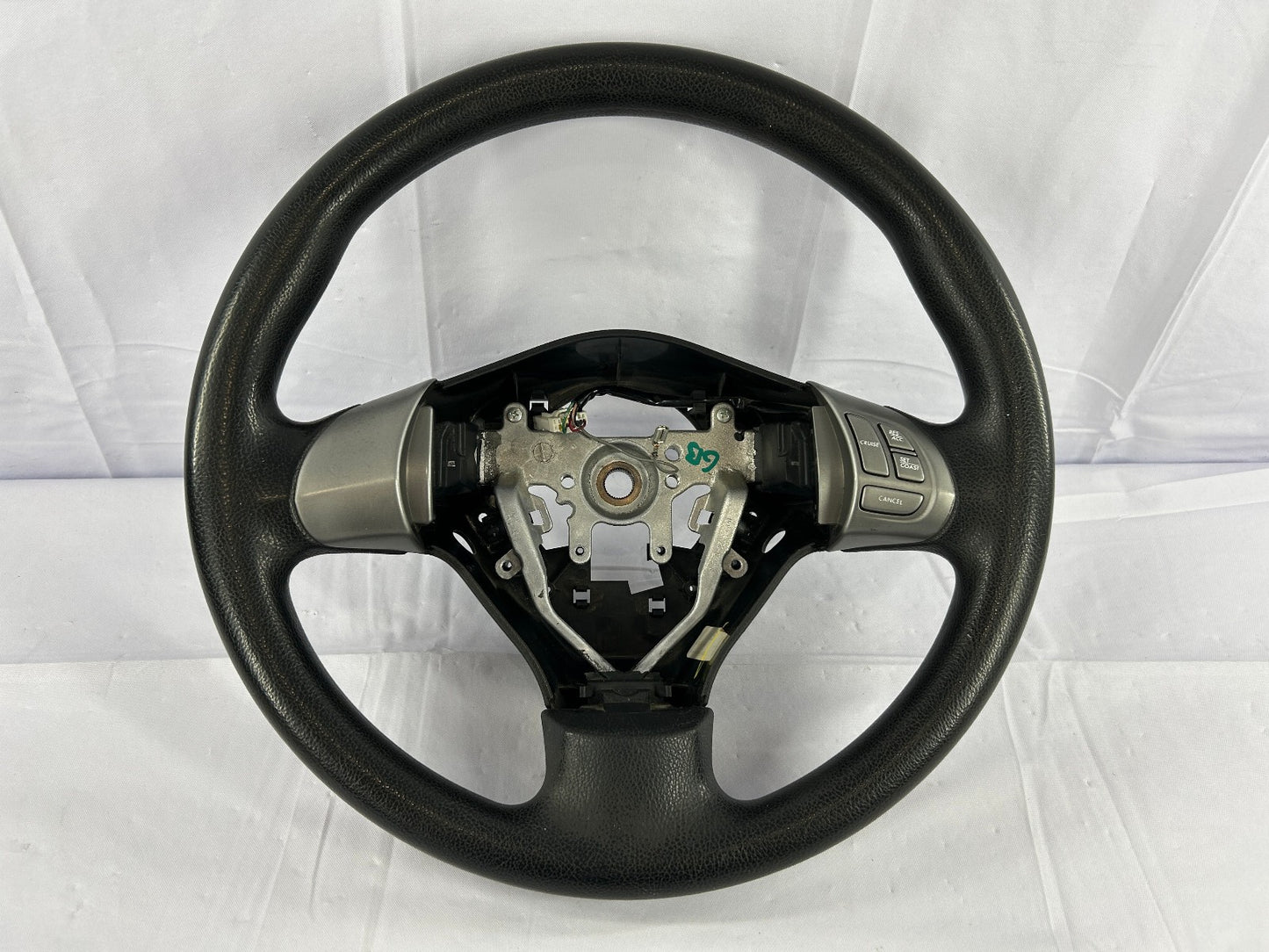 2008-2009 Subaru Outback Steering Wheel with Cruise Control Switches Black OEM