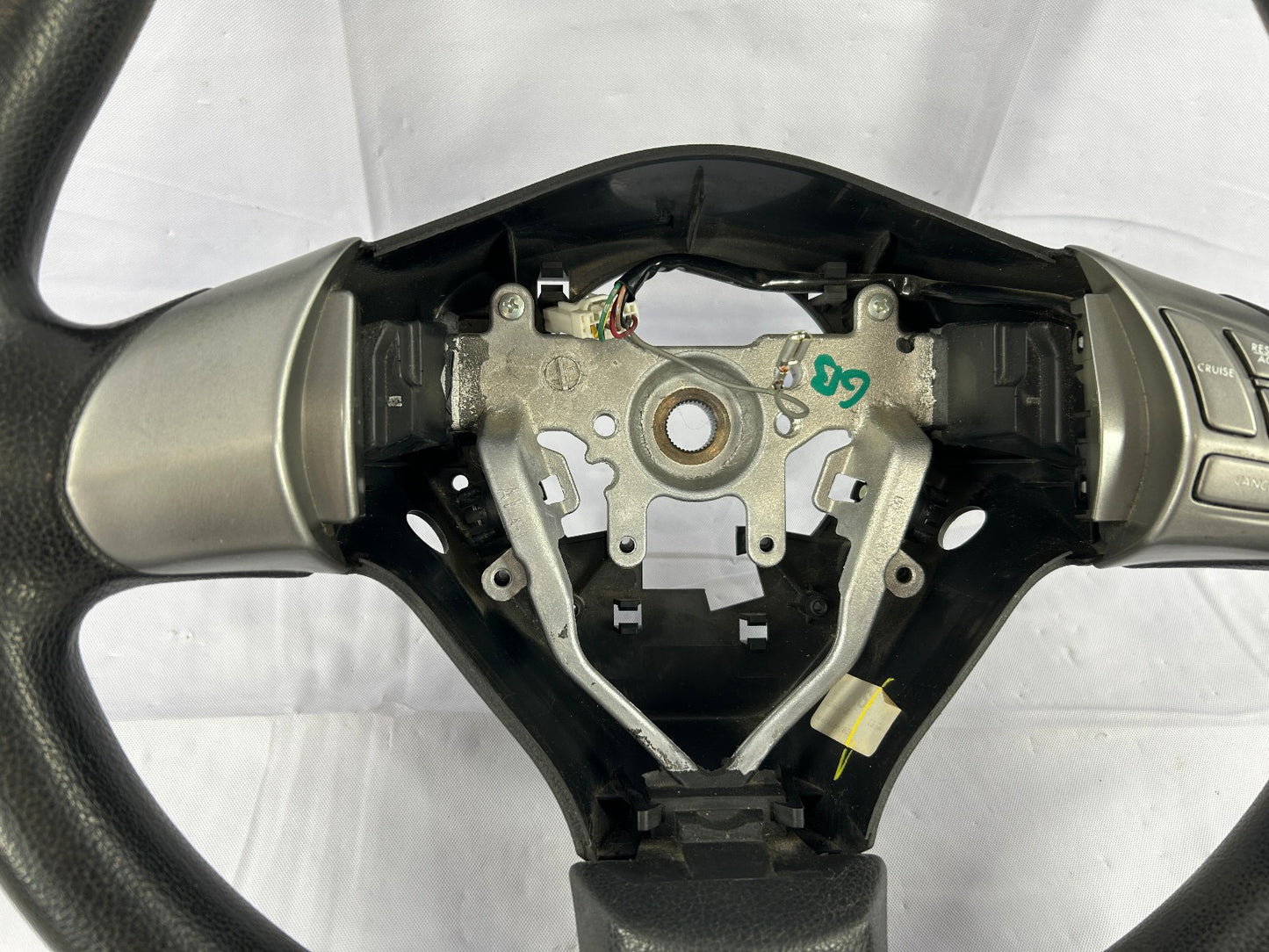 2008-2009 Subaru Outback Steering Wheel with Cruise Control Switches Black OEM