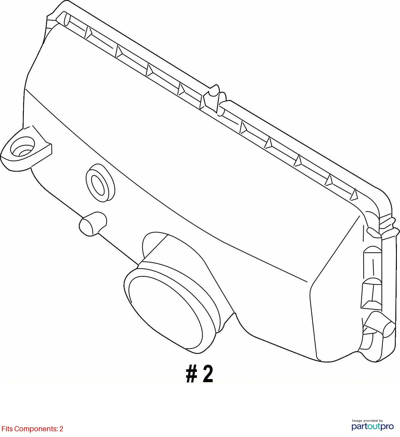 2002-2004 Subaru Impreza Wagon Air Filter Intake Cleaner Housing OEM