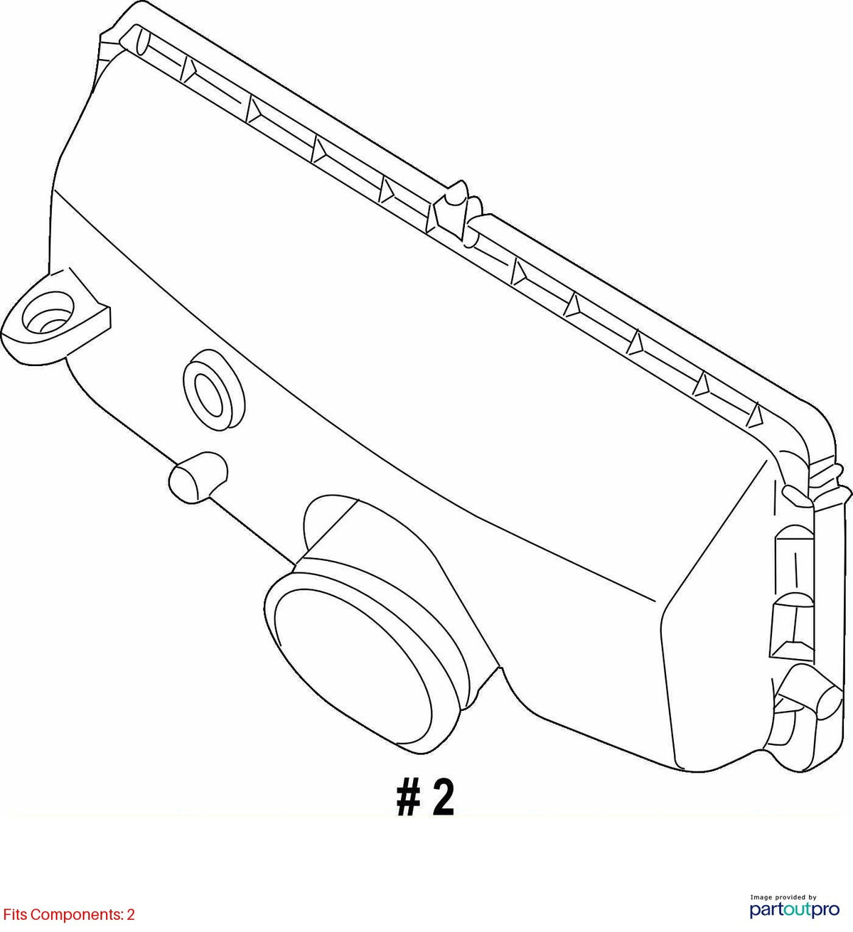 2002-2004 Subaru Impreza Wagon Air Filter Intake Cleaner Housing OEM 16520AA032