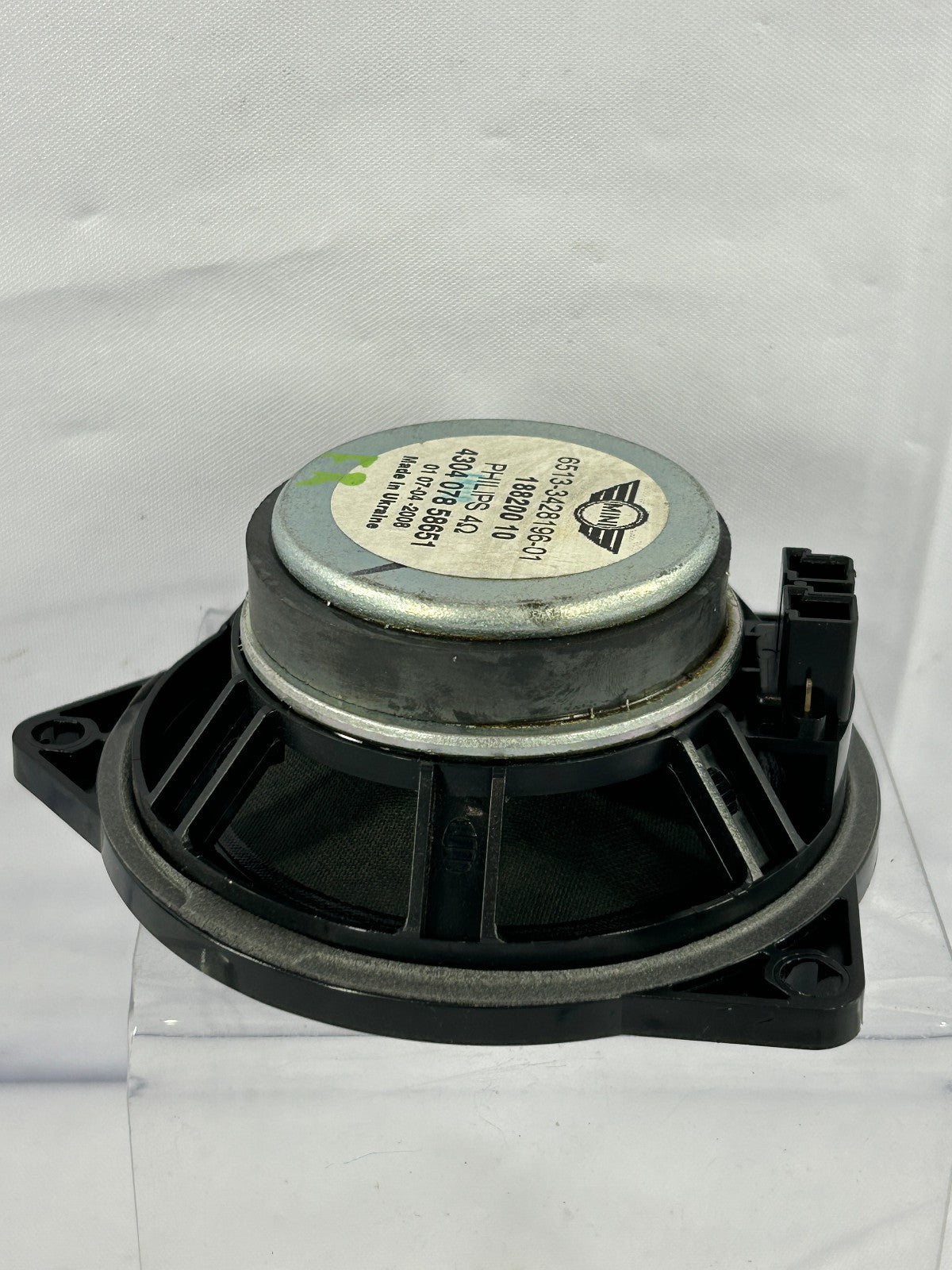 2008-2014 Mini Cooper Clubman Front Right Door Speaker 6513-3428196-01 OEM LHD